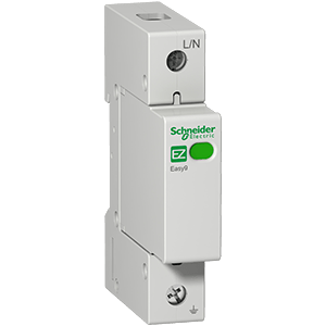Schneider Easy9 Surge Arrestor Din 1 Pole 20kA 1.3kV 18mm