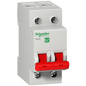 Schneider Easy9 Isolator 2 Pole 63A 400V EZ9S16263 | Voltex
