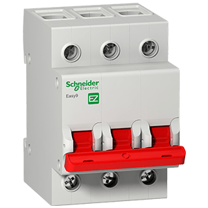 Schneider Easy9 Isolator 3 Pole 63A 400V EZ9S16363 | Voltex