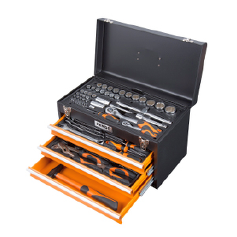 Kendo Aluminum Tool Chest Set 86Pcs | Voltex