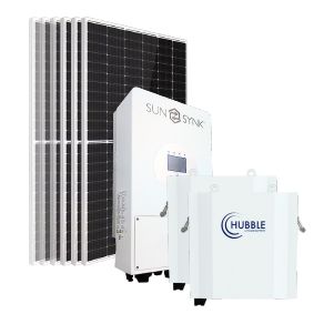 Sunsynk 8kW + 2x Hubble 5.5kWh + 12x Canadian 455W Panels | Voltex