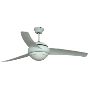 Waco Ceiling Fan 52 1 Led Light 3 Blade White Remote Cf52 3cs