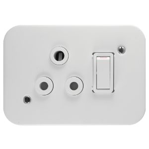 CRABTREE CLASSIC INDUSTRIAL SOCKET DEDICATED 16A SINGLE RED 7390/D