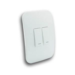MAJORTECH VETI SWITCH 4x2 2LEVER 1WAY VERTICAL WHITE  VG111C2V