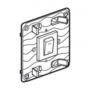 LEGRAND ARTEOR ISOLATOR 4x4 40A DOUBLE POLE MAGNESIUM 572581