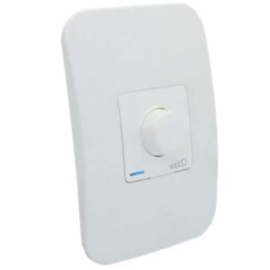 MAJORTECH VETI 4X2 DIMMER UNIT 400W ROTARY PVC WHITE