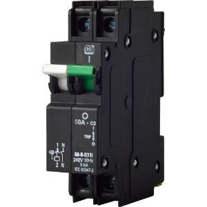 CBI MINIATURE CIRCUIT BREAKER 10A 1POLE+NEUTRAL 3KA CURVE-3