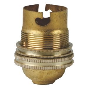 LAMPHOLDER GRIP BC BRASS