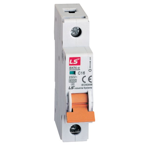 LS MINIATURE CIRCUIT BREAKER 2A 1POLE 6KA CURVE-C 06110071R0