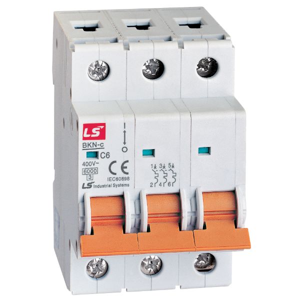 LS MINIATURE CIRCUIT BREAKER 20A 3POLE 6KA CURVE-C 06130057R0