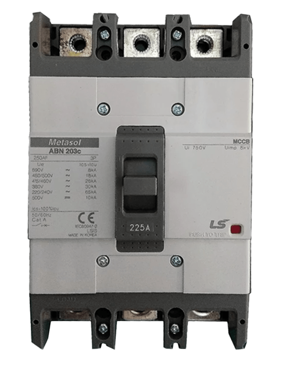 LS MOULDED CASE CIRCUIT BREAKER 125A 3POLE 26KA FIXED MAGNETIC  137005400