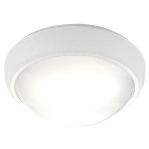 BRIGHTSTAR ROUND PLASTIC BULKHEAD 12W LED  WHITE BH130