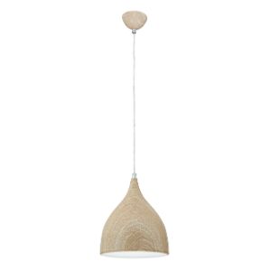 BRIGHTSTAR PENDANT 60W E27 PEN387 LIGHT WOOD