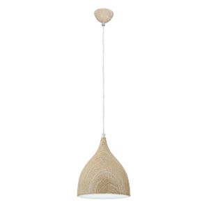 BRIGHTSTAR PENDANT 60W E27 PEN387 LIGHT WOOD