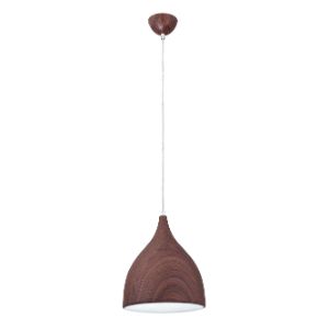 BRIGHTSTAR PENDANT 60W E27 PEN386 DARK WOOD