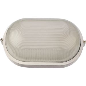 WACO OVAL BULKHEAD 100W WHITE 1202-B50/WHI