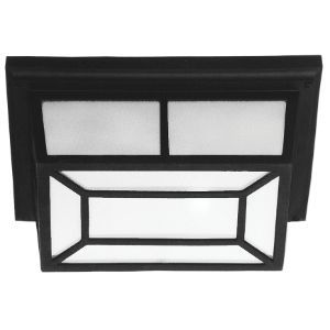 BRIGHTSTAR RECTANGULAR CEILING FITTING 60W E27 BH2080 BLACK