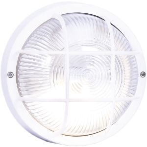 BRIGHTSTAR ROUND BULKHEAD 60W E27 BH022 WHITE