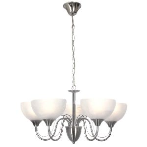 BRIGHTSTAR CHANDELIER 5X60W E27 CH665/5 SATIN