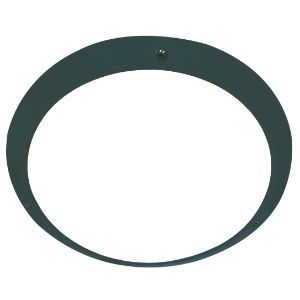 BRIGHTSTAR ROUND PLASTIC BULKHEAD 60W E27 BH114 BLACK