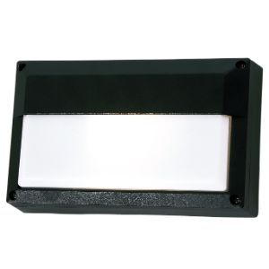 BRIGHTSTAR RECTANGLE BULKHEAD 15W E27 BH074 BLACK