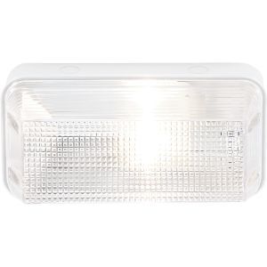 BRIGHTSTAR PLASTIC BULKHEAD 60W E27 BH110 WHITE