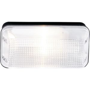 BRIGHTSTAR PLASTIC BULKHEAD 60W E27 BH110 BLACK