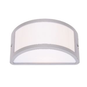 BRIGHSTAR BULKHEAD 11W COMPACT FLUORESCENT BH053 SILVER
