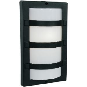 BRIGHTSTAR RECTANGLE BULKHEAD 60W E27 BH060 BLACK