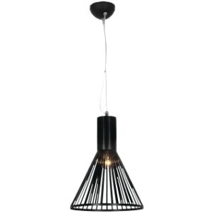 BRIGHTSTAR PENDANT FITTING 60W E27 METAL BLACK PEN498/1