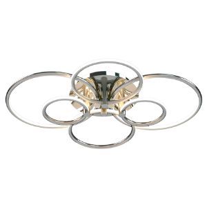 BRIGHTSTAR CEILING FITTING 80W SATIN CHROME CF727