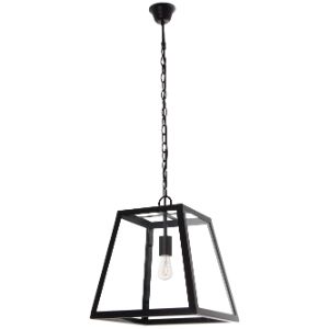 BRIGHTSTAR PENDANT FITTING 60W E27 BLACK PEN715