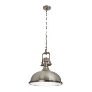 BRIGHTSTAR PENDANT FITTING 60W E27 SATIN PEN902