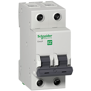 Schneider Easy9 Miniature Circuit Breaker 2 Pole C-Curve Din 20A 3kA 230V EZ9F53220