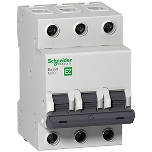 Schneider Easy9 Miniature Circuit Breaker 3 Pole C-Curve Din 16A 3kA 230V EZ9F53316