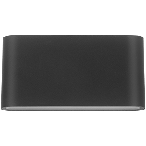 Mesmerize Vivo Wall light Up or Down IP65 CCT 6W/12W Black