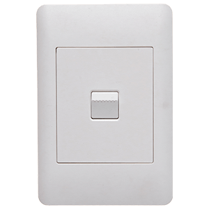 Lesco Apollo Switch One Lever 1-Way 100×50 White AP42SW1/1-WH - Voltex