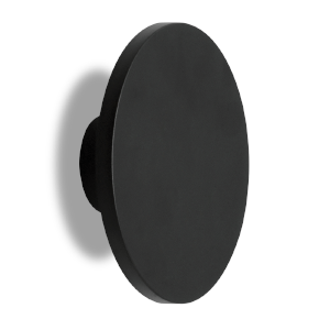 Spazio Focal Round Wall Fitting 8W 3000K Black 4547.1.3030