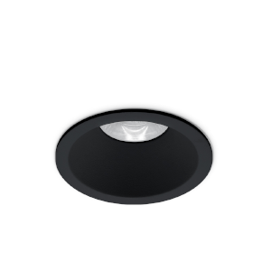 Spazio Recessed Anti Glare Downlight GU10 10W Black 2224/30