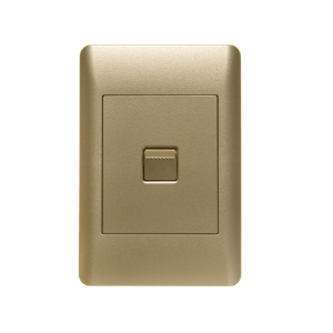 Lesco Apollo Switch One Lever 1-Way 100x50 Elegant Gold AP42SW1/1- EG