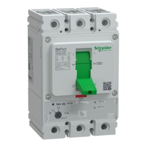 Schneider GoPact Molded Case Circuit Breaker 250A Adjustable G25B3A250