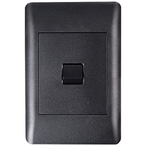 Lesco Apollo Switch 1 Lever 1-Way 100x50 AP42SW1/1-SB