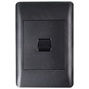 Lesco Apollo Switch 1 Lever 2-Way 100x50 AP42SW1/2-SB