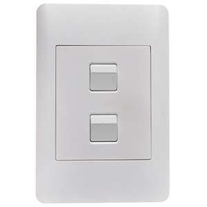 Lesco Apollo Switch Two Lever 1-Way 100x50 AP42SW2/1-CW