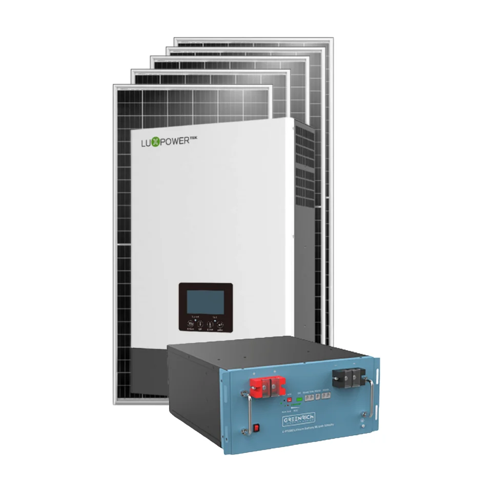 5 x 455W Canadian Panels + Greenrich Lithium Battery 4.95kwh U-P5000 + Luxpower 5kw Inverter SNA5000