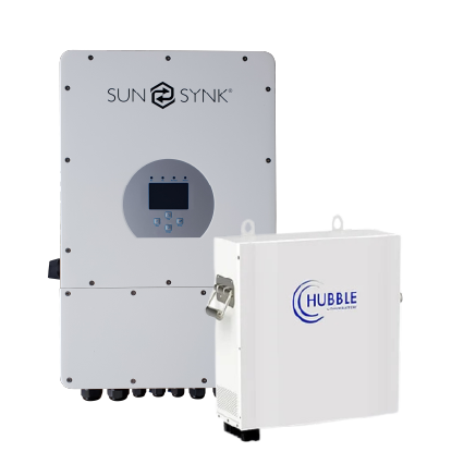 Wildebeest Solar Kit with 12kW Sunsynk Inverter + 5.5kWh Hubble Battery Kit