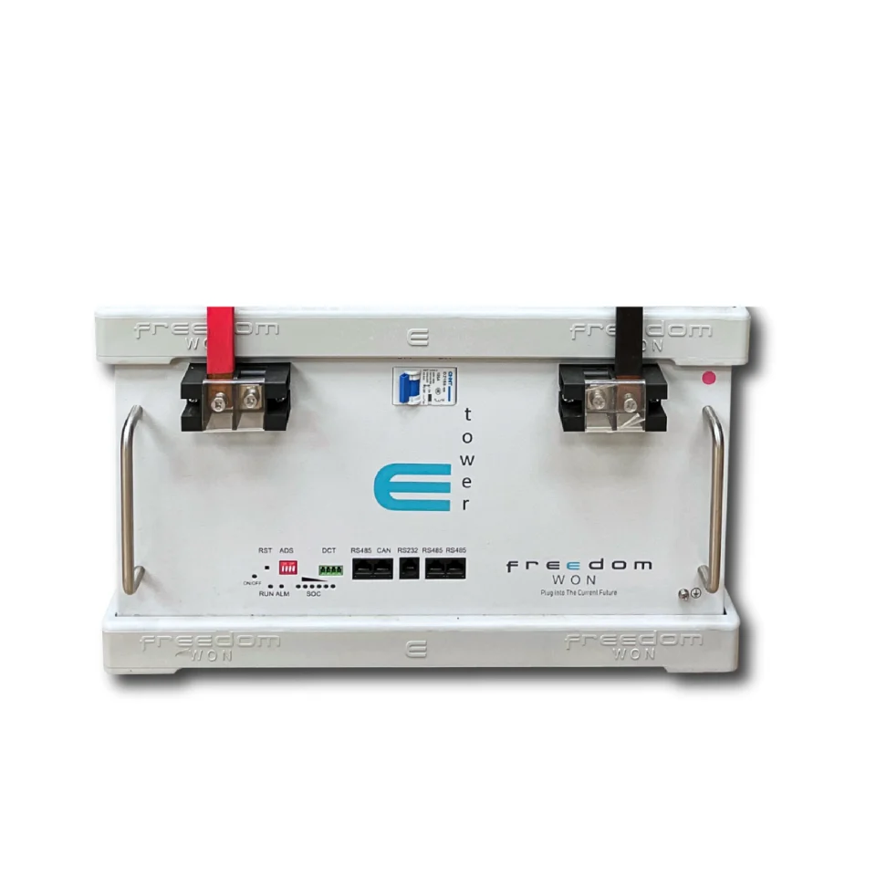 Freedom Won eTower E5000 48V lithium battery for solar and backup systems