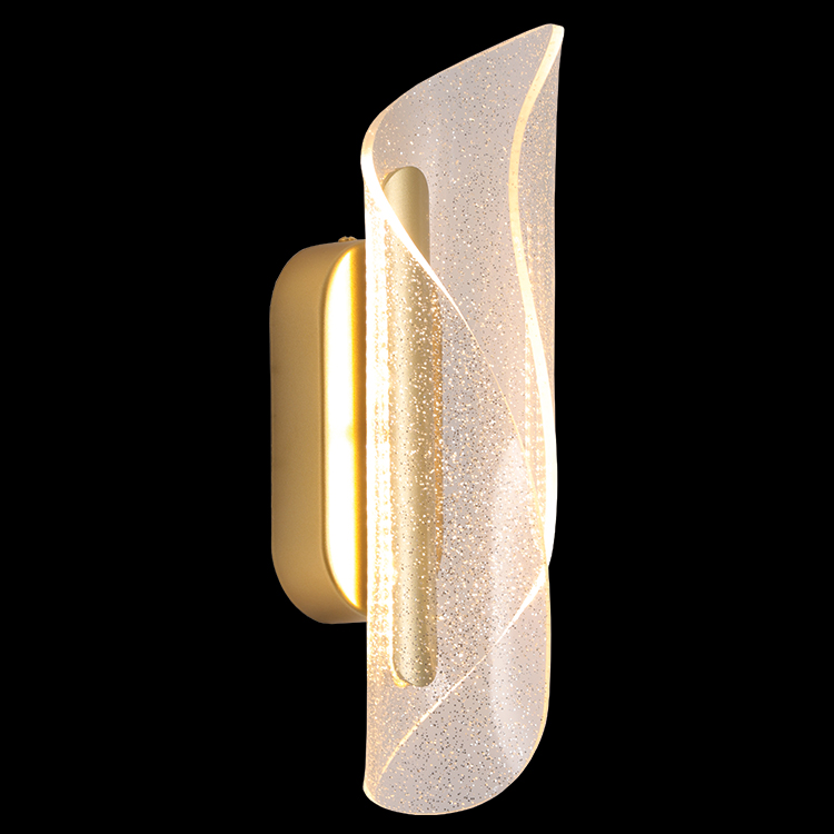 K.Light Butterfly Wall Light 3W Satin Gold