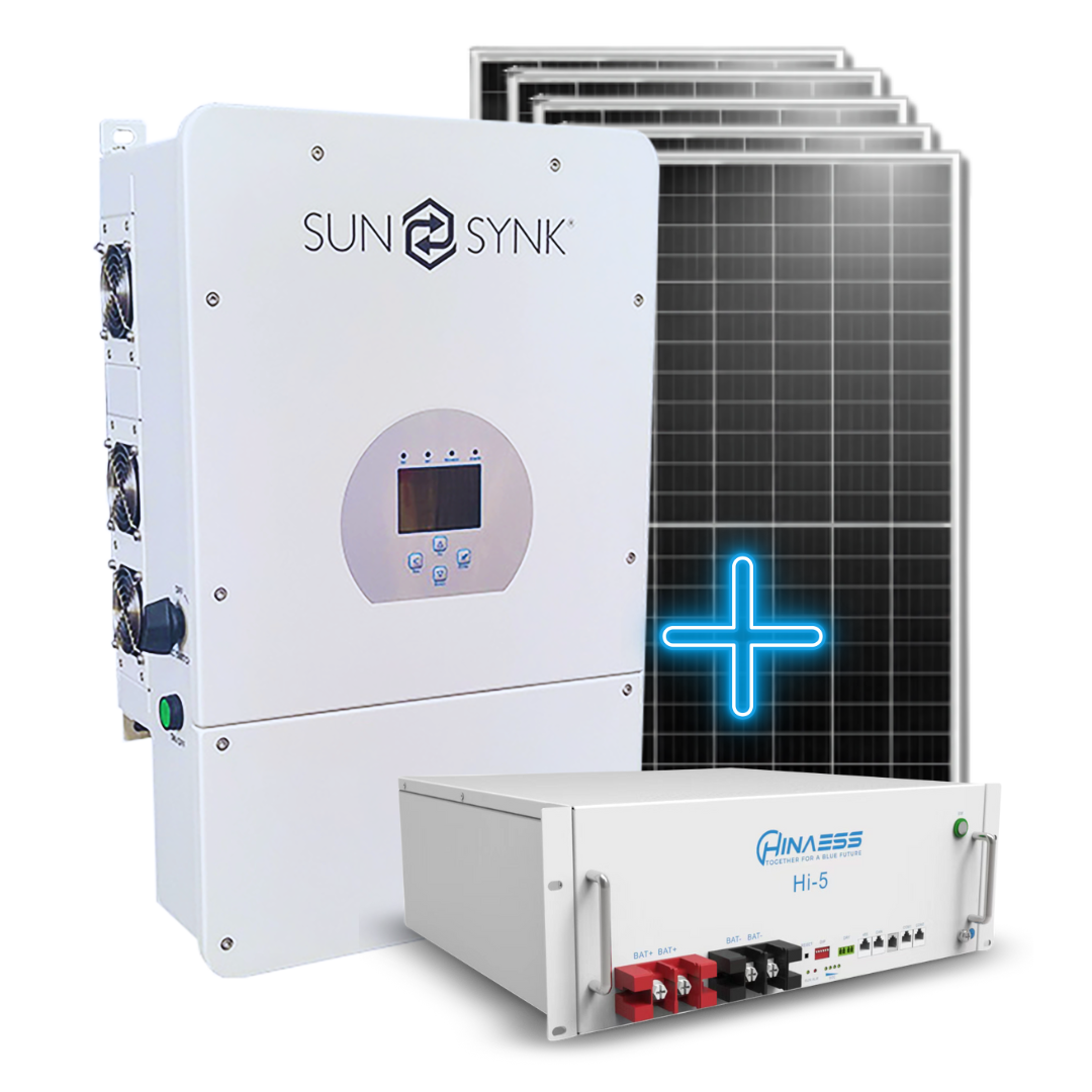 Solar Panels + Solar Battery + Solar Inverter