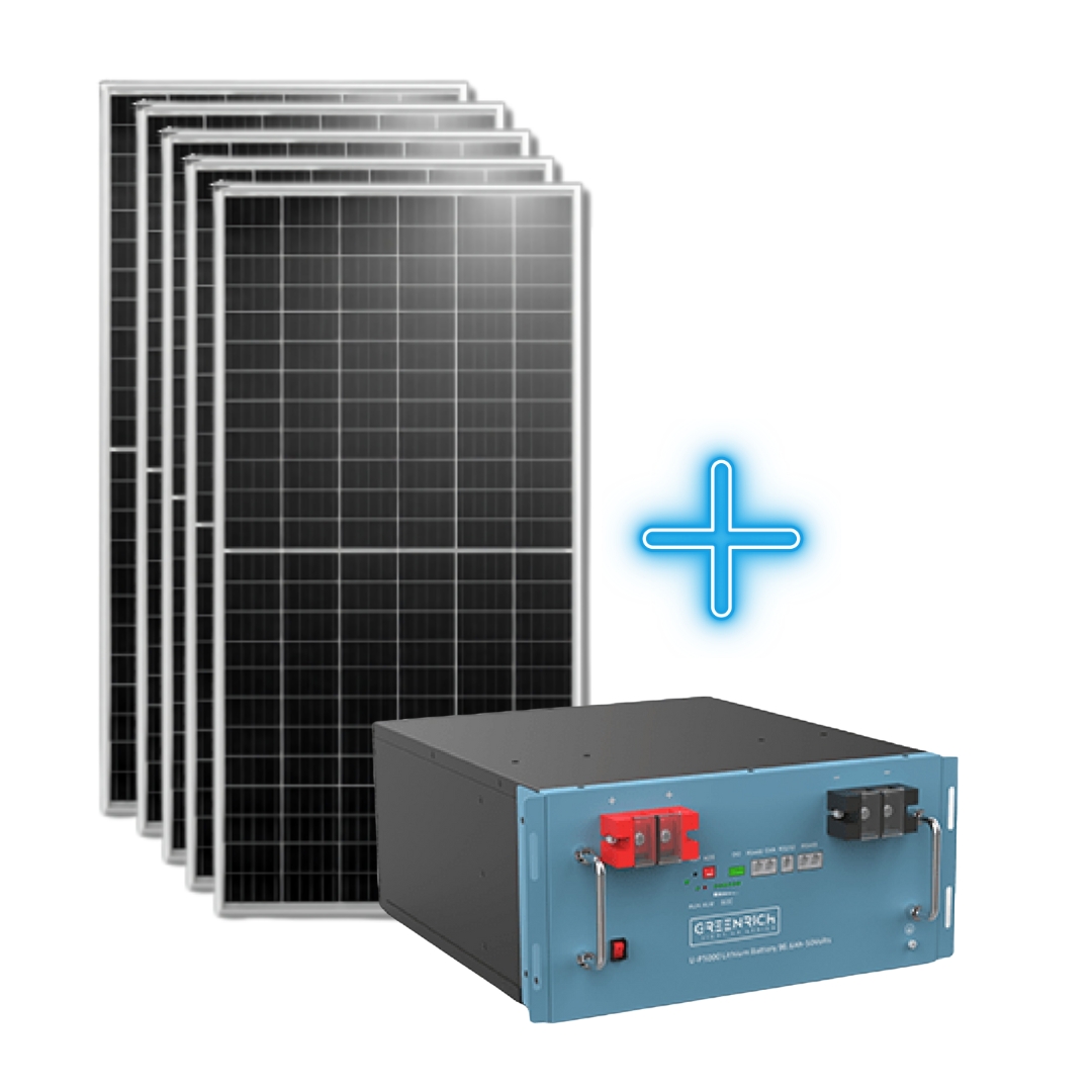 5 x 455W Canadian Panels + Greenrich Battery 4.95kWh